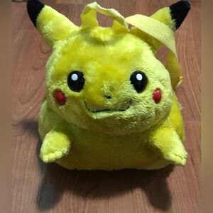 Pyramid NY Yellow Pikachu Plush Backpack